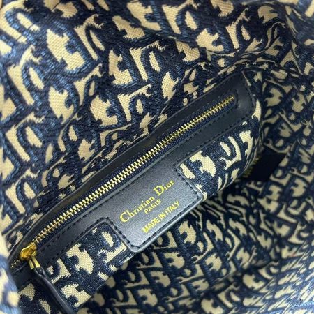 Dior Wicker Oblique Medium Lady Dior Bag - Image 8