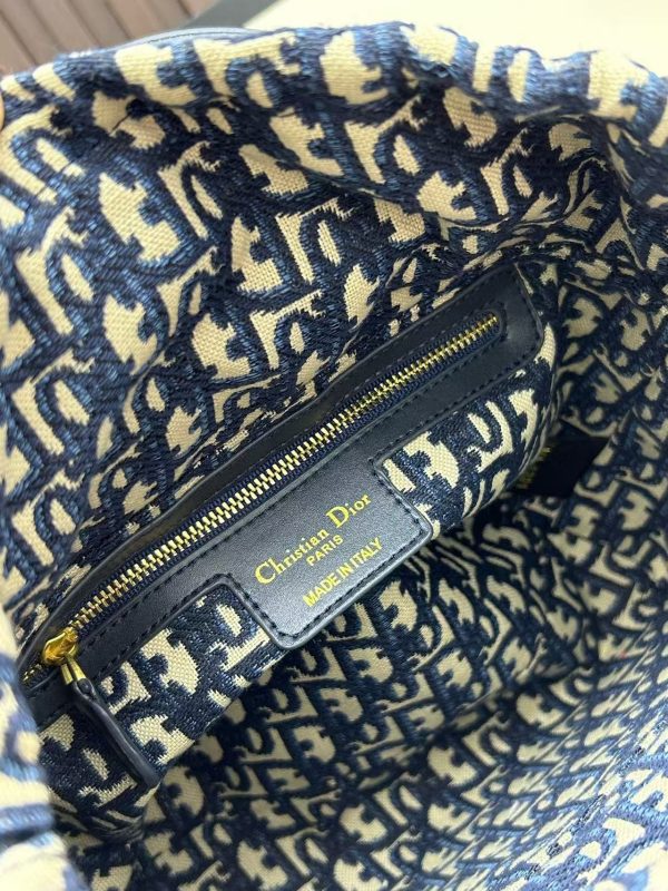 Dior Wicker Oblique Medium Lady Dior Bag