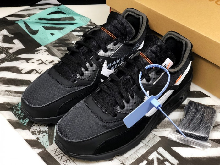 Off-White Nike Air Max 90 Black AA7293-001 - Image 13