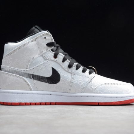 CLOT Air Jordan 1 Mid Fearless CU2804-100 - Image 15