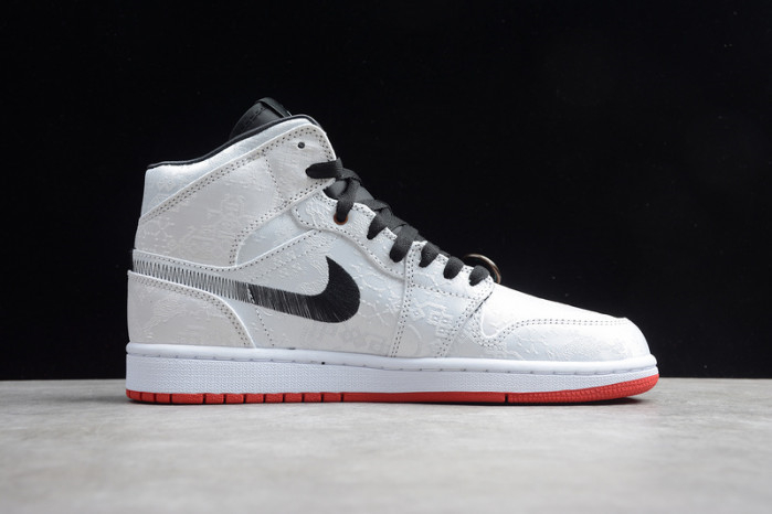 CLOT Air Jordan 1 Mid Fearless CU2804-100 - Image 15