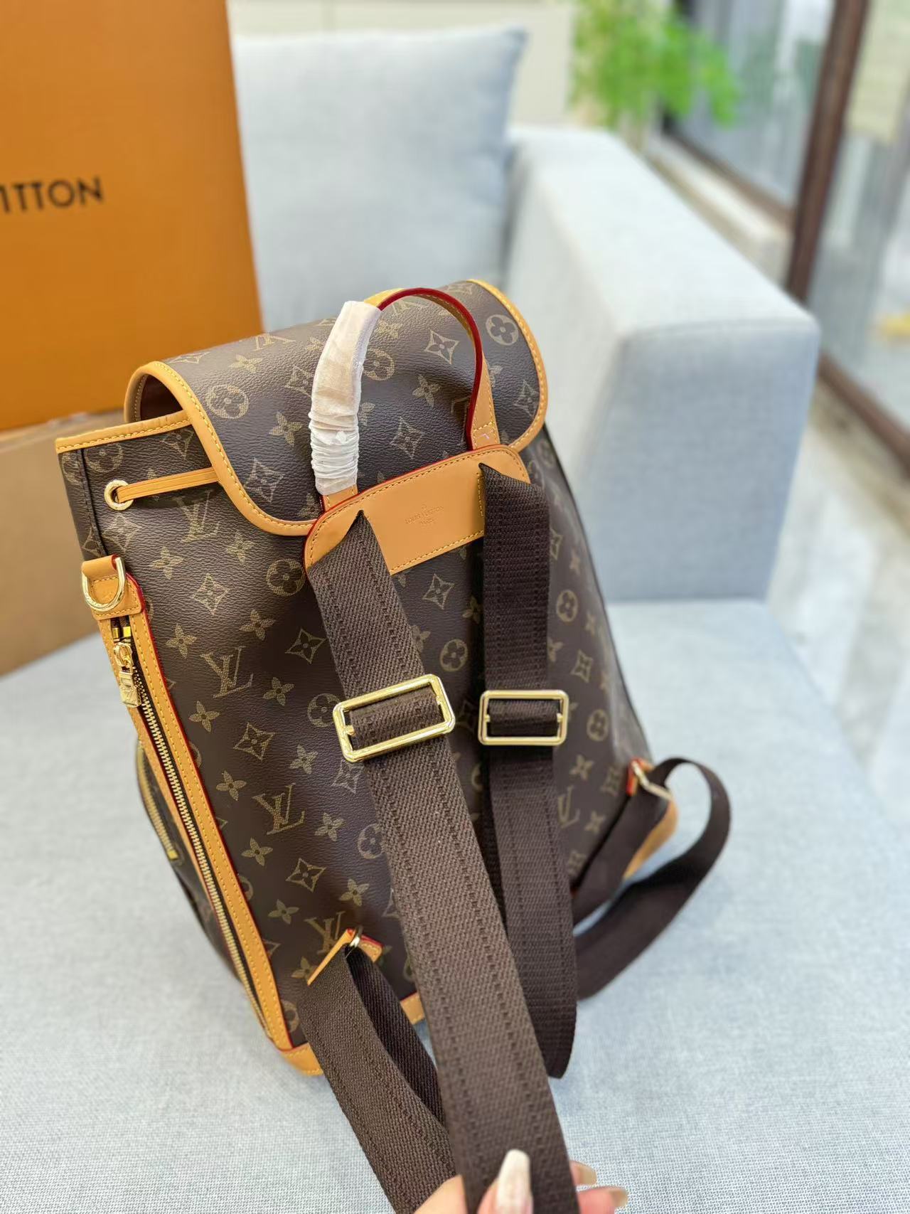 LV Bosphore Monogram Canvas Backpack - Image 5
