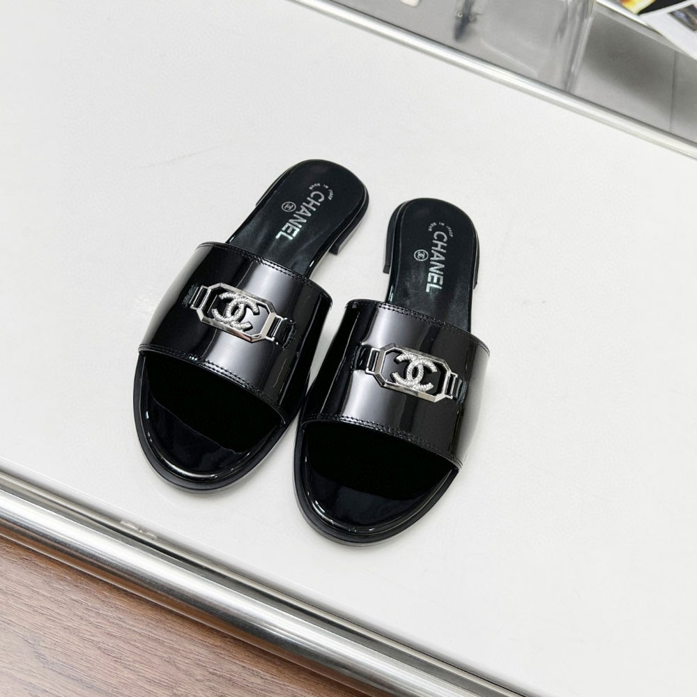 Chanel Flat Opflopsen-toed Flip-flops Slide Sandal - Image 2