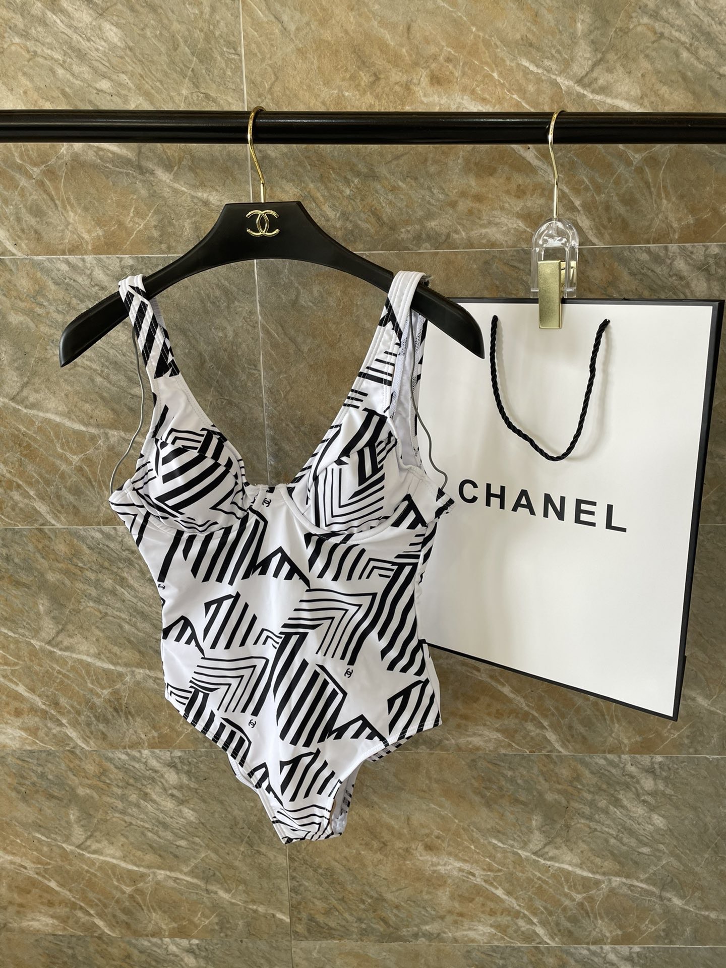Chanel One-Piece Swimsuit Swimwear - Image 1