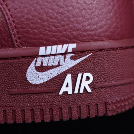 Nike Air Force 1 Low 07 LTHR Sail Team Red AJ7280-600 - Image 14