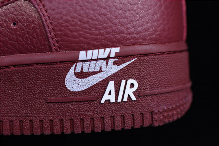 Nike Air Force 1 Low 07 LTHR Sail Team Red AJ7280-600 - Image 14