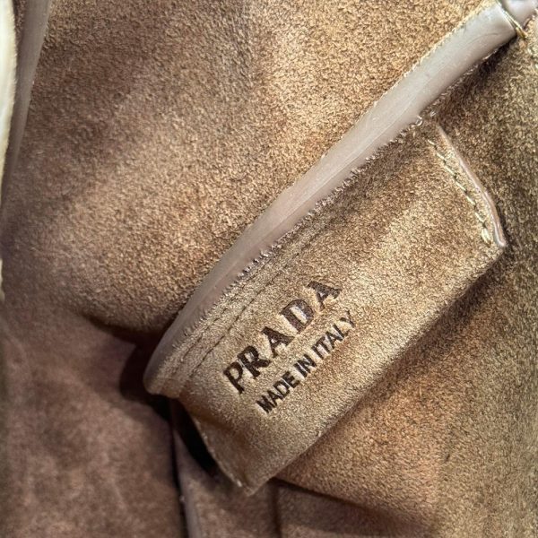 Prada mini suede tote bag 10A quality 1BA349