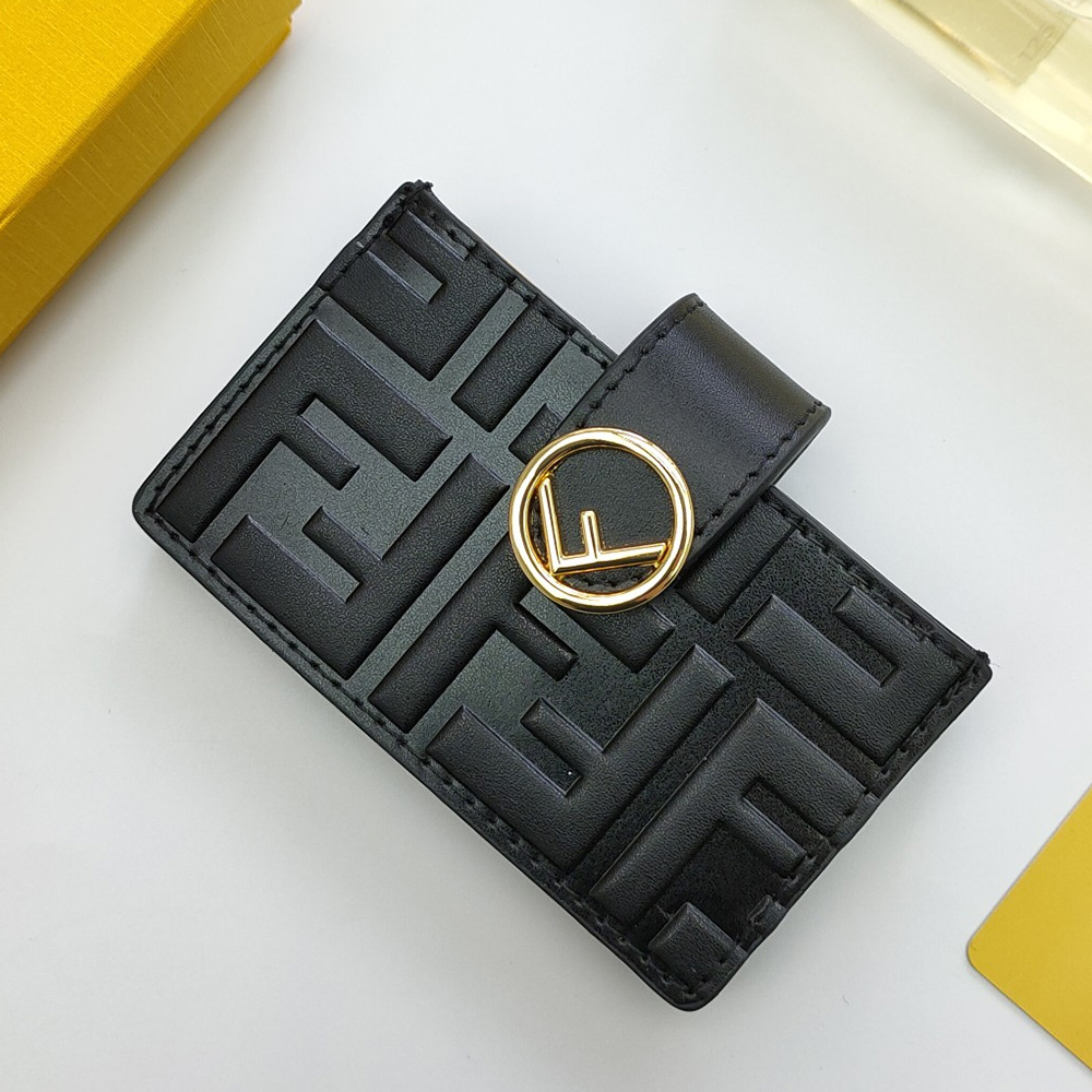 FENDI Embossed Letter Card Holder - Image 8