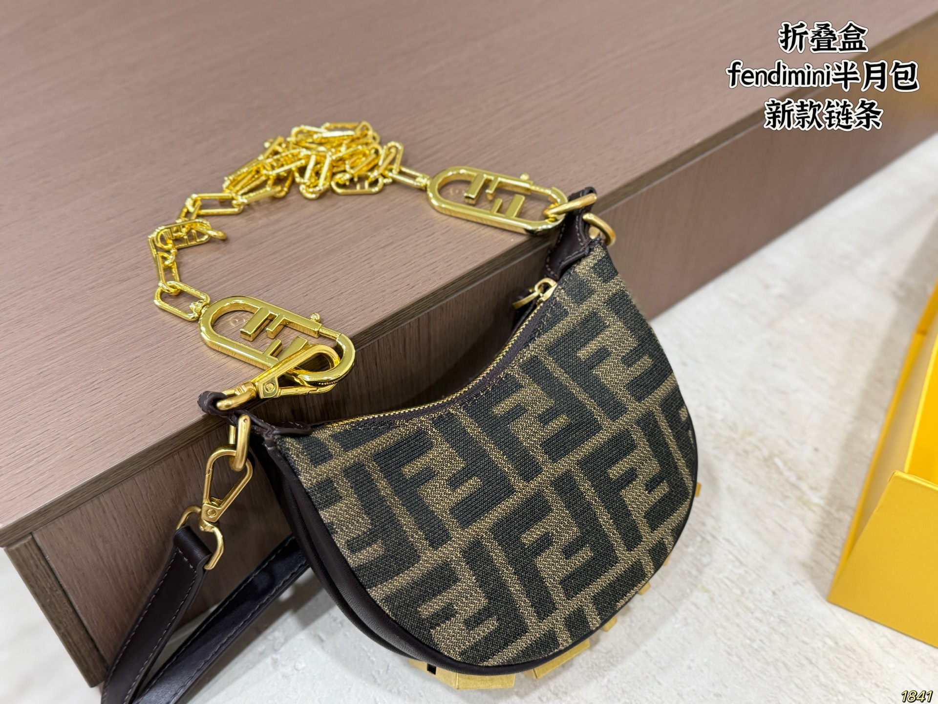 Fendi Mini Half Moon Bag - Image 1