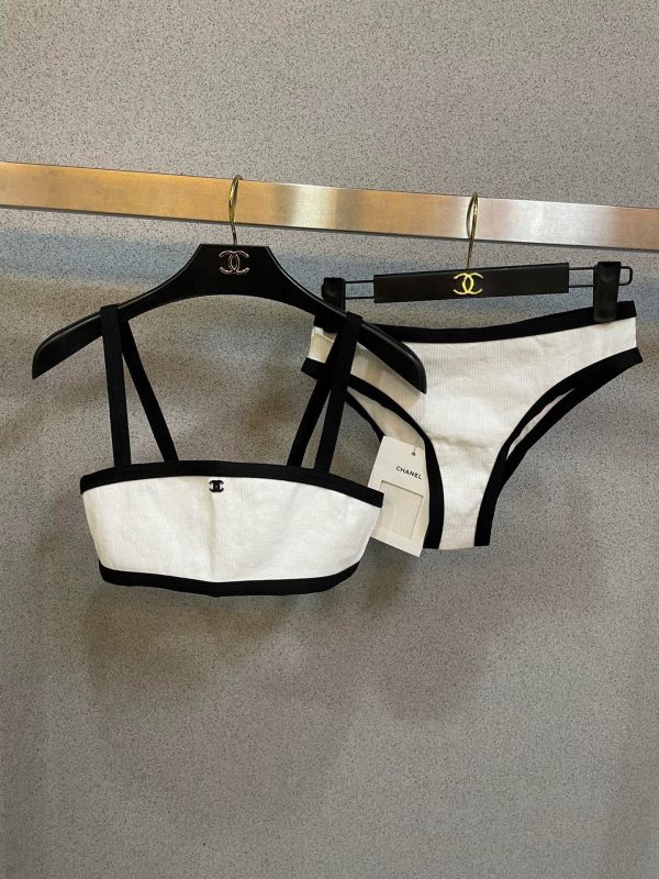Chanel Two-Piece Swimsuit Swimwear