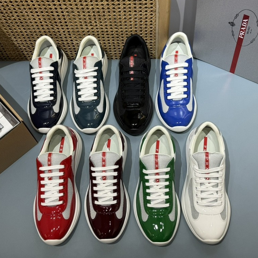 Prada America's Cup Shoes Patent - Image 1