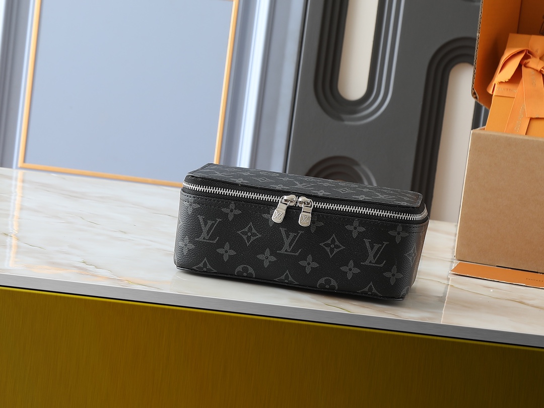 LV Monogram Storage Case Makeup Bag - Image 1