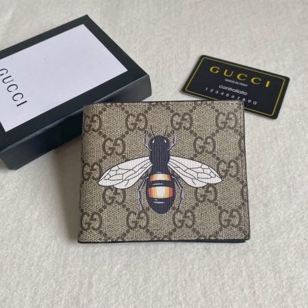 Gucci Unisex GG Supreme Printed Short Wallet - Image 6