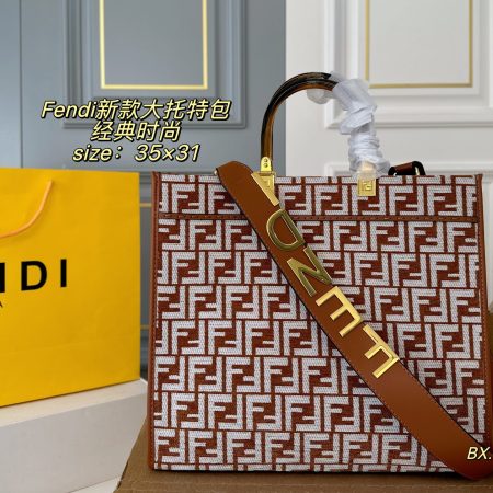 Fendi Sunshine Tote Bag - Image 2