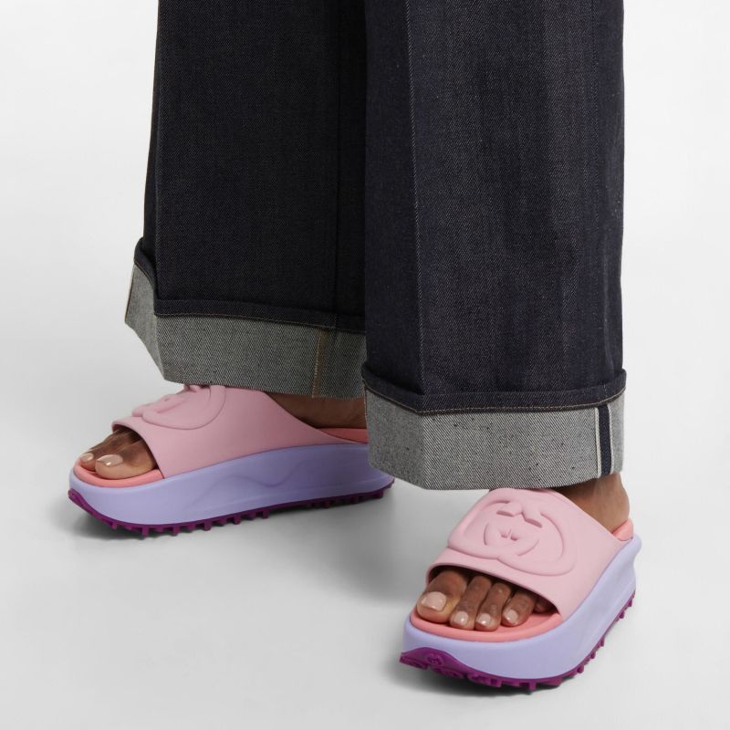 Gucci Interlocking G Slide Sandals 692845 - Image 2