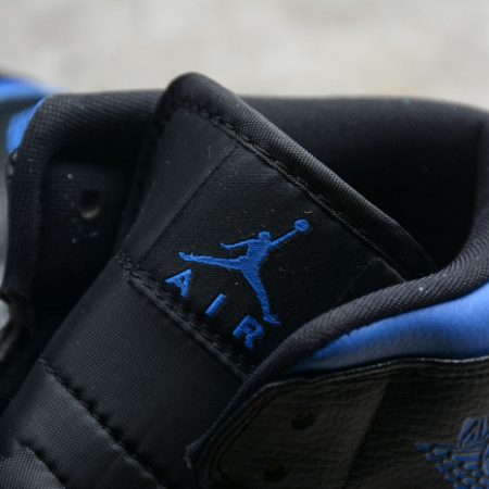 Air Jordan 1 Mid black hyper royal 554724-068 - Image 12