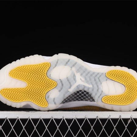 Air Jordan AJ11 Low SE "Yellow Snakeskin" AH7860-107 - Image 3
