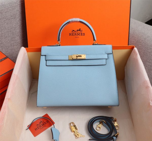 Hermes Kelly Gold Buckle Bag-Epsom