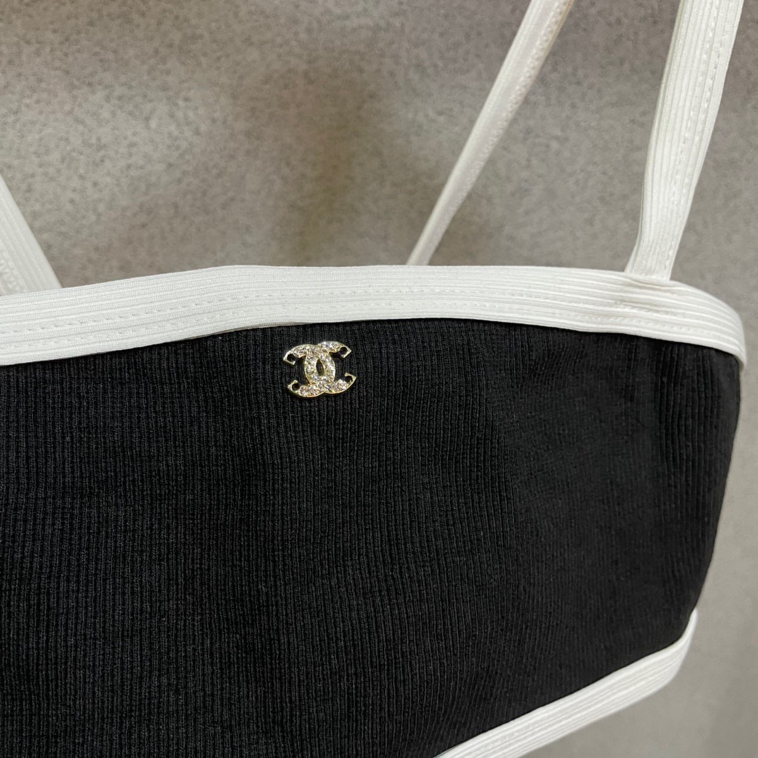 Chanel Two-Piece Swimsuit Swimwear - Image 6