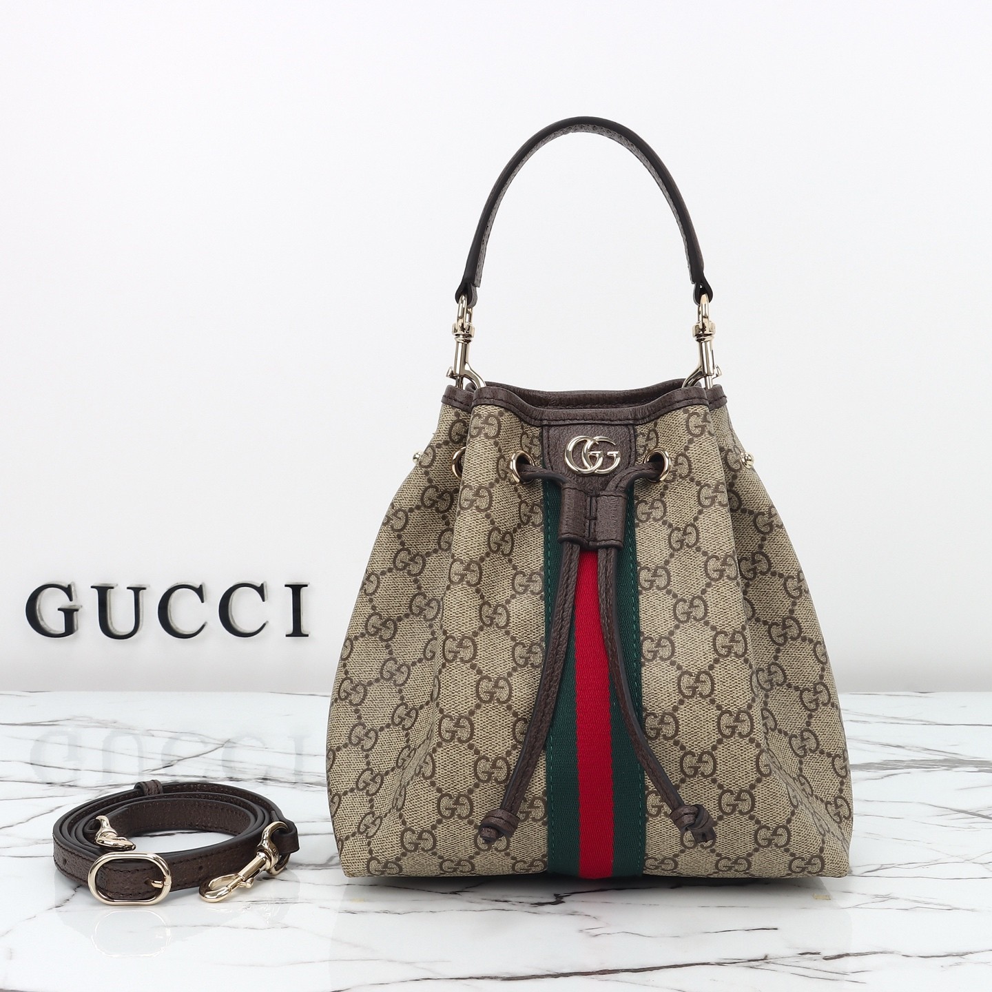 Gucci Ophidia Beige Bucket Bag - Image 4