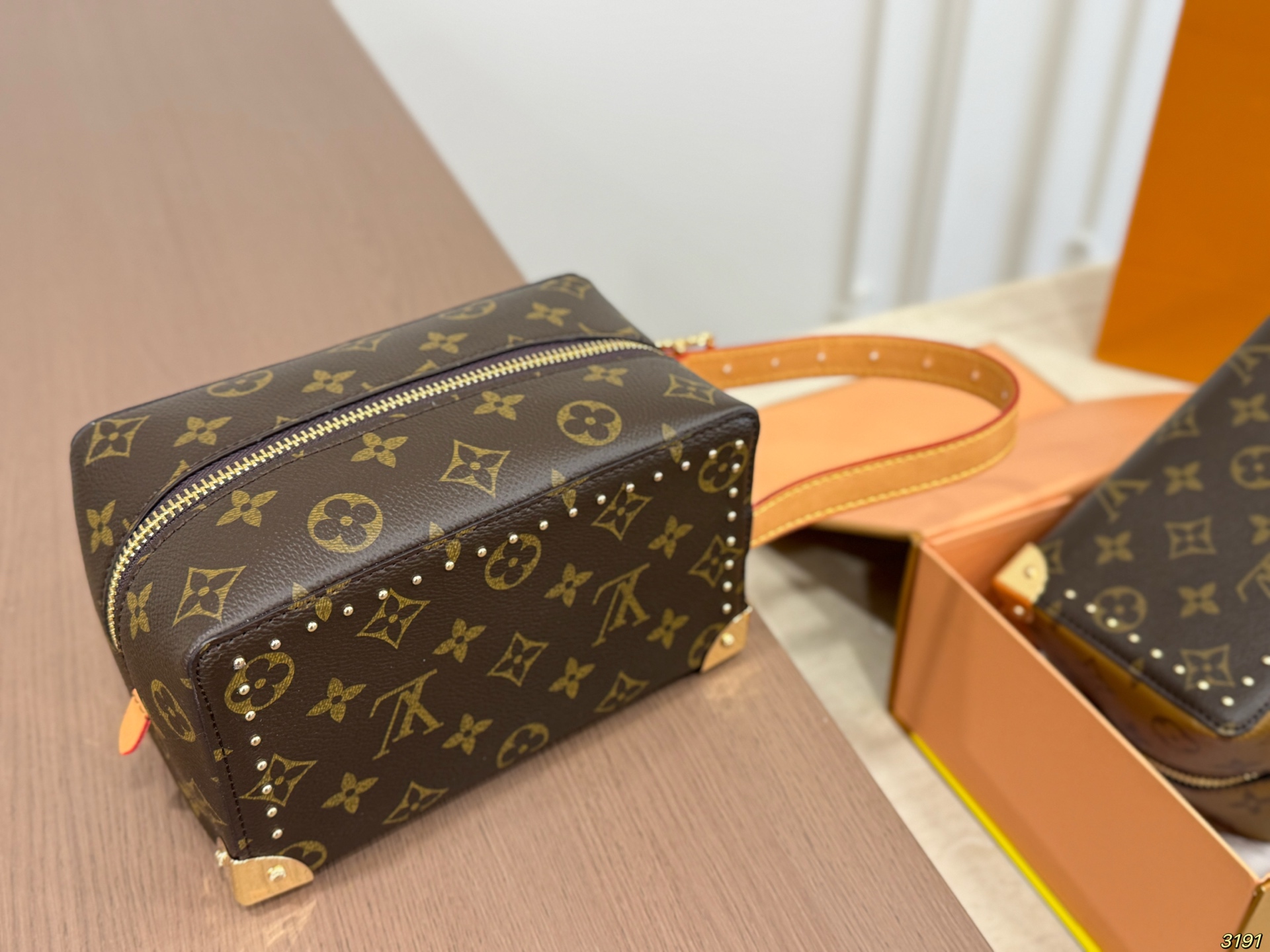 LV Locker Dopp Kit Trunk Monogram Bag - Image 8