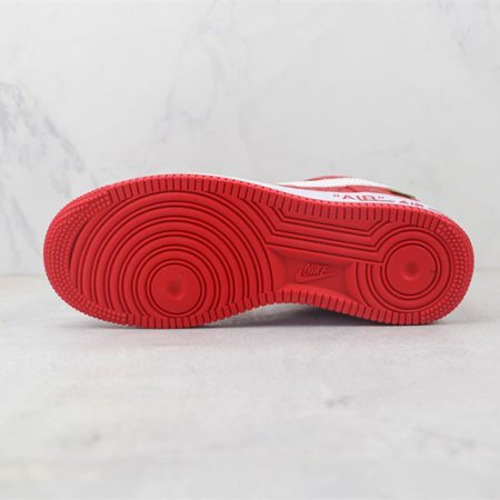 LV x Nike Air Force 1'07 LV8 Low Red/white/LV Monogram - Image 7