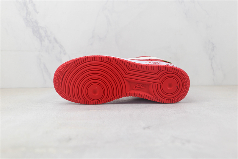 LV x Nike Air Force 1'07 LV8 Low Red/white/LV Monogram - Image 7