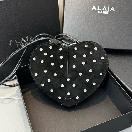 ALaia Diamond Heart Handbag - Image 3