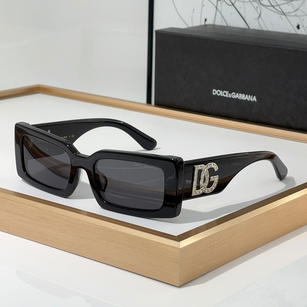 DOLCE & GABBAN DG Small Box Logo Mirror leg  Sunglasses Top quality - Image 4