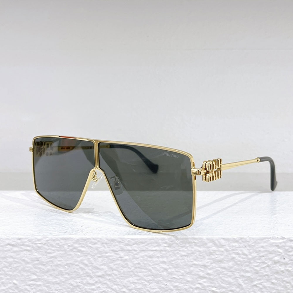MIU MIU Thin Metal Mirror legs Sunglasses Top quality - Image 2