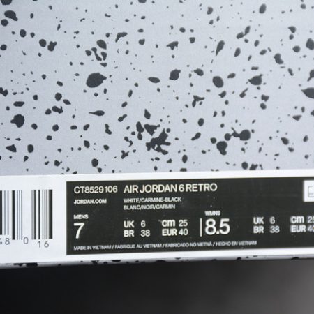 Air Jordan 6 Retro "Carmine" ??2021??CT8529-106 - Image 12
