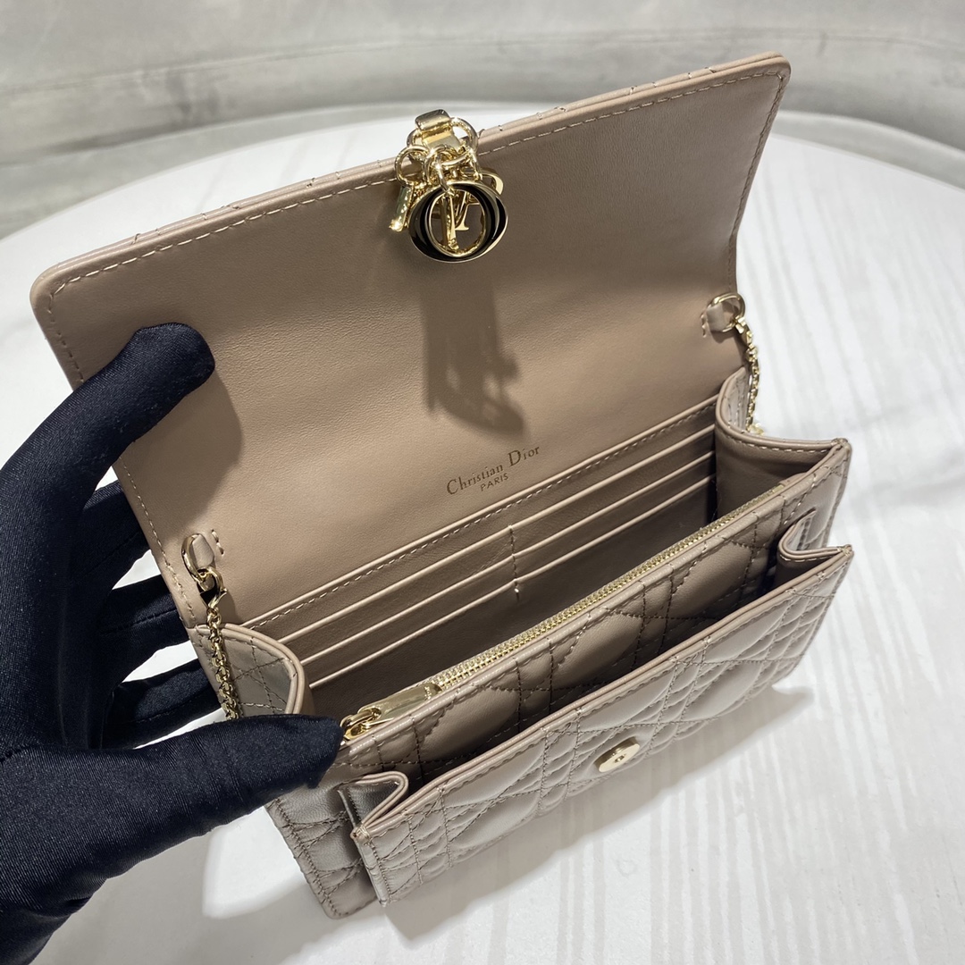 Dior Lady Dior Chain Pouch S0937ONMJ_M116 - Image 3