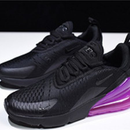 Nike womens Air Max 270 black purple AH6789 016 - Image 7