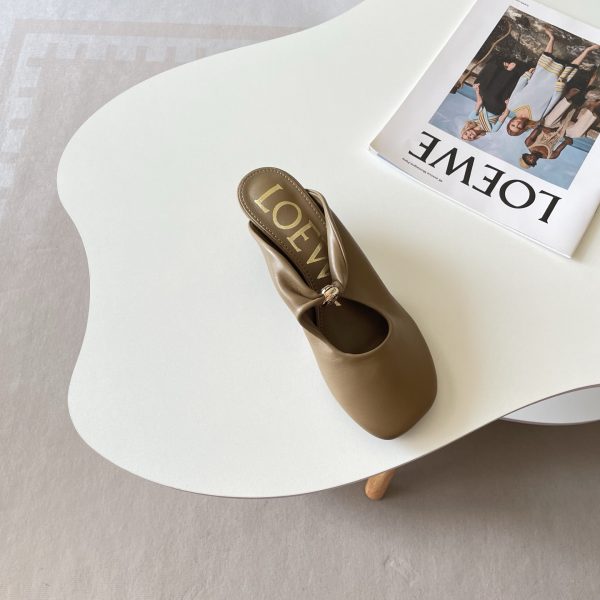 Lowe & Co. Mary Jane Kitten Heel Slippers