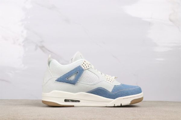 AIR JORDAN 4 Sneakers Denim "Worn Blue" IB6716-100