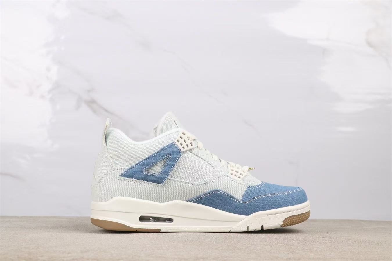 AIR JORDAN 4 Sneakers Denim "Worn Blue" IB6716-100 - Image 7