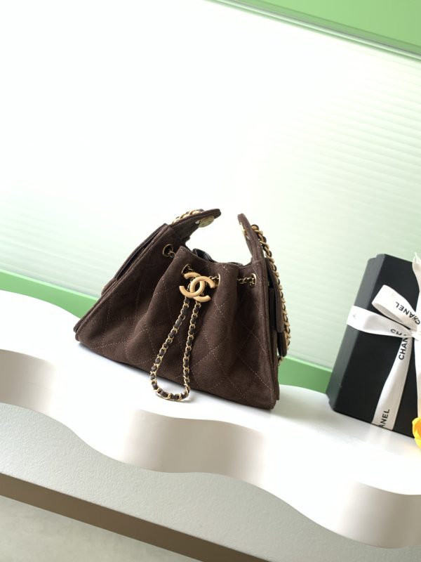 Chanel 26C Mini Hobo Bag Suede