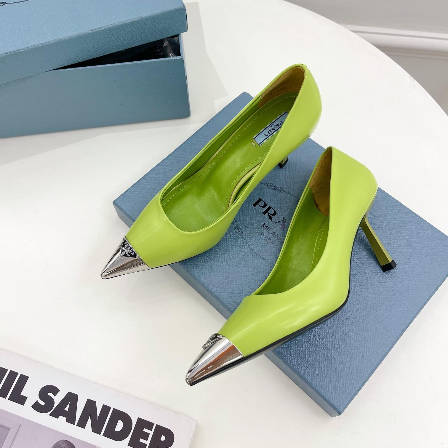 Prada 6.5CM All-in-One Pointy Heels - Image 4