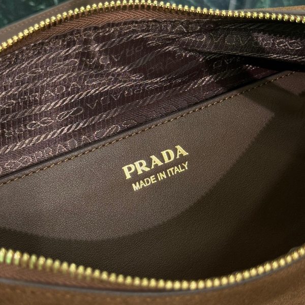 Prada Darling Suede Handbag 10A quality 1BE078