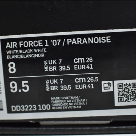 PEACEMINUSONE Nike Air Force 1 White Black DD3223-100 - Image 17