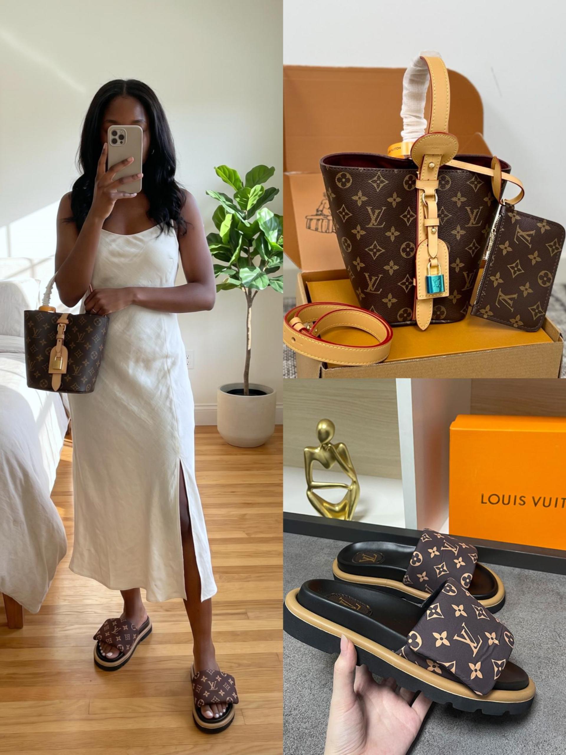 LV Shoes & Bag Set - Image 1