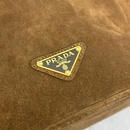 Prada Suede Bucket Bag 10A quality 1BE079 - Image 7