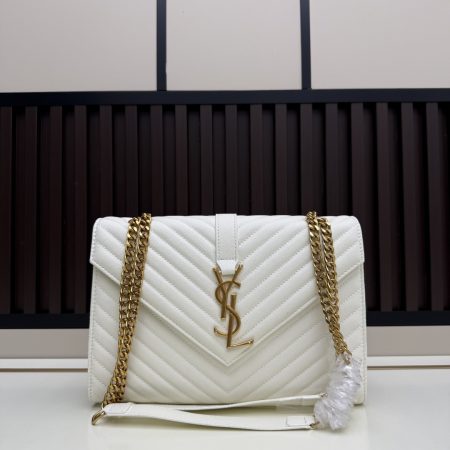 YSL Caviar Black Quilted Handbag - Image 2