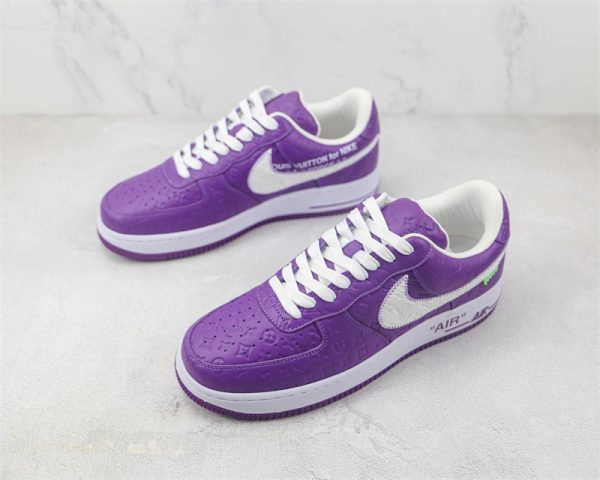LV x Nike Air Force 1'07 LV8 Low "Purple/white/LV Monogram"