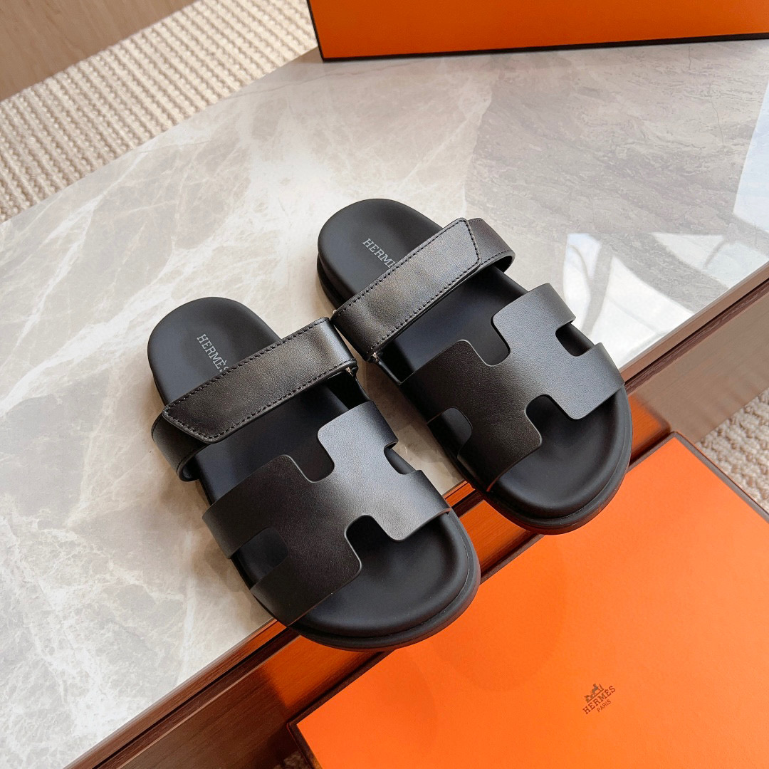 Hermes Chypre Slide Sandals - Image 5