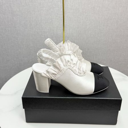 Chanel Chunky Heel Shoes - Image 2