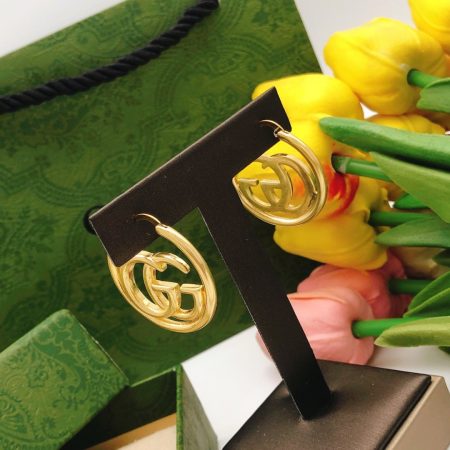 Gucci GG Marmont hoop earrings - Image 4