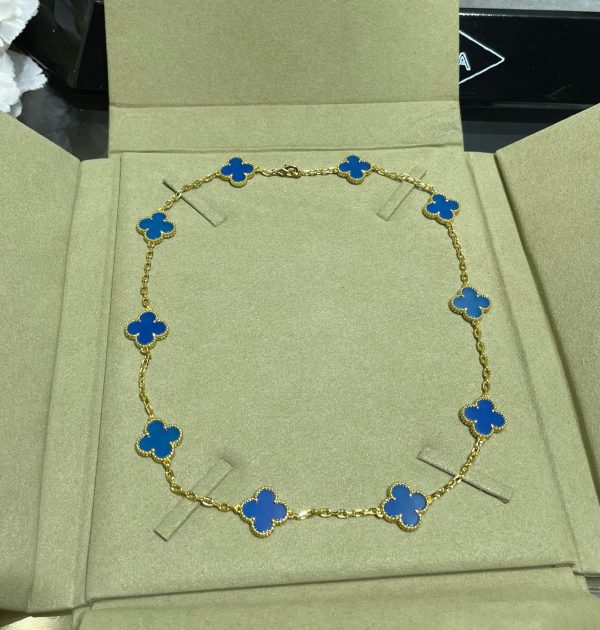 Van Cleef & Arpels Vca Cross Flower Necklace