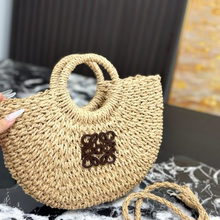 Loewe Anagram Basket Woven Shopping Bag - Image 2