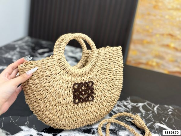 Loewe Anagram Basket Woven Shopping Bag